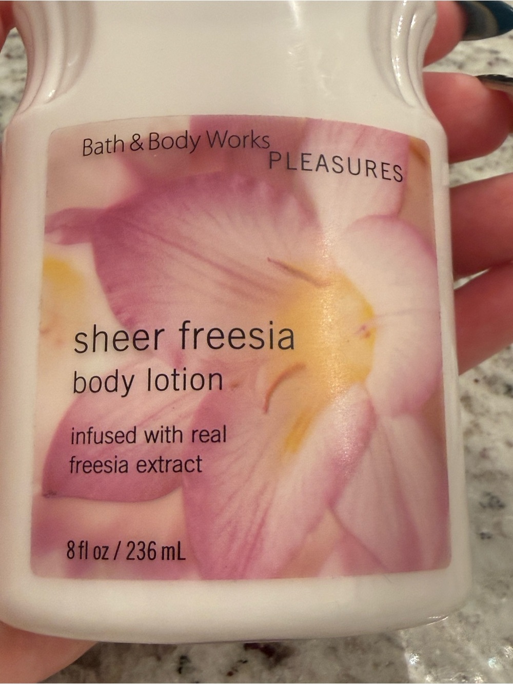 Bath & Body Works Y2K Vintage New Bottle Sheer Freesia Body Lotion